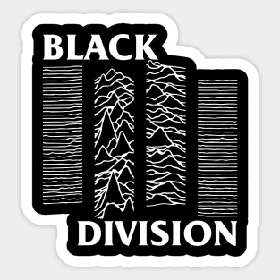 Black Division Sticker